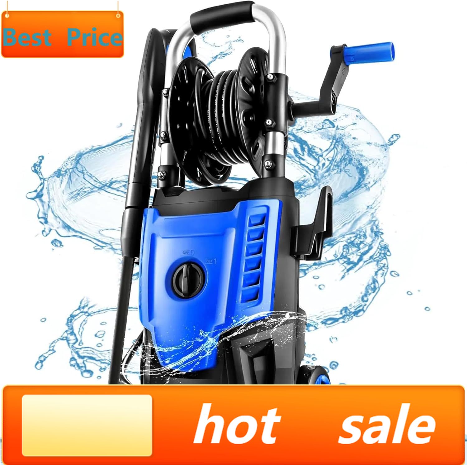 4800PSI Electric Pressure Wash - Electric Reel のレビューと価格