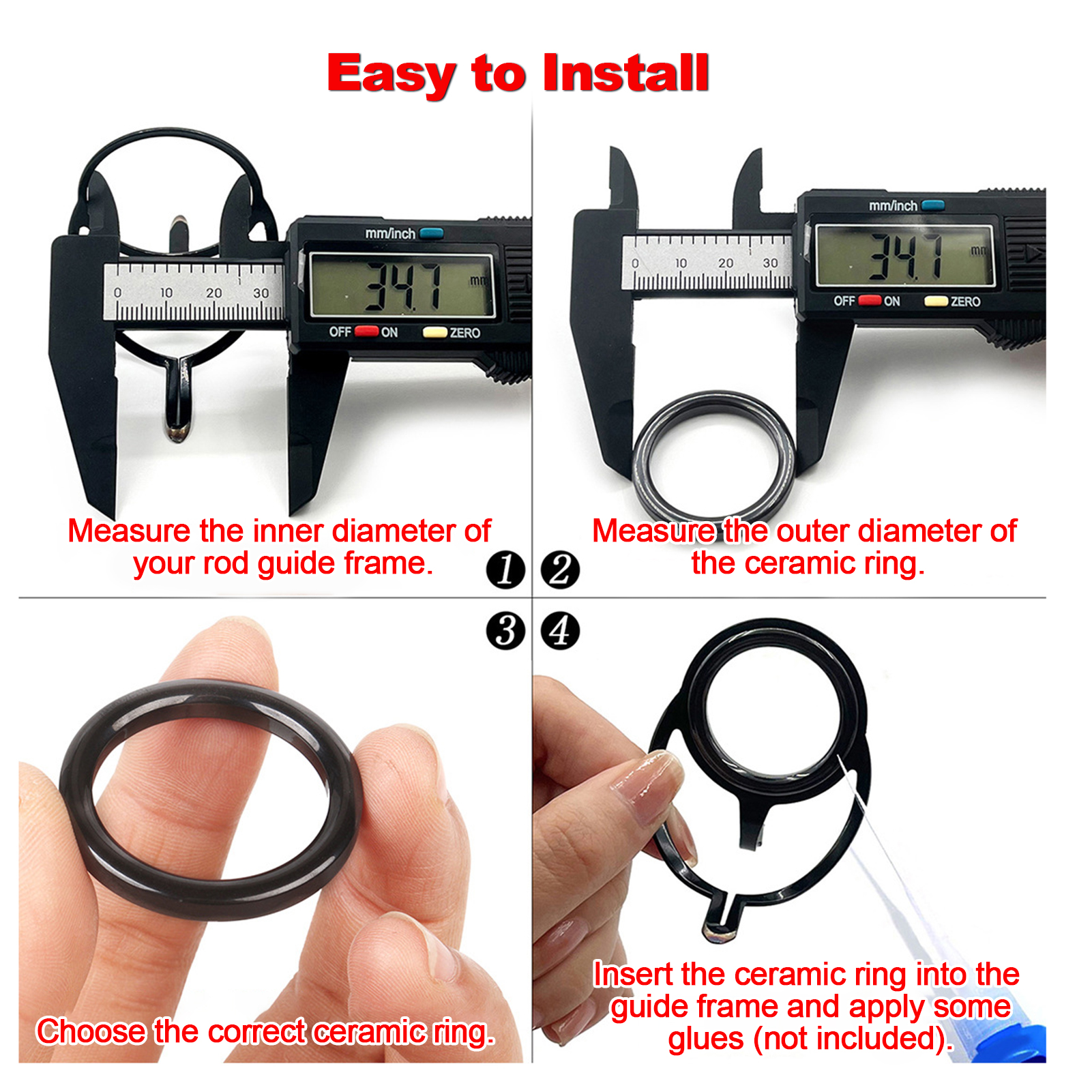 Fishing Rod Guide Repair Kit C - Reel Repair Kit のレビューと価格