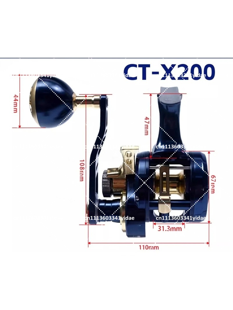 All-Metal Sea Fishing Drum Ree - Trolling Reel のレビューと価格