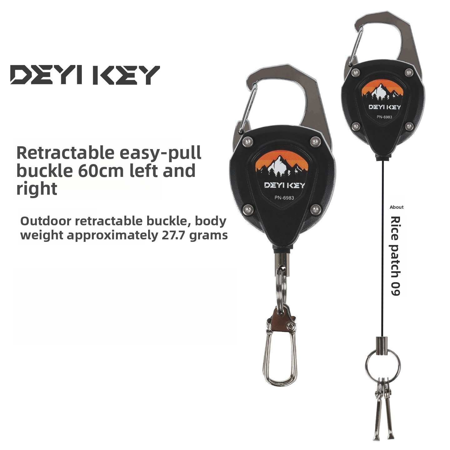 Retractable Keychain Heavy Dut - Conventional Reel のレビューと価格