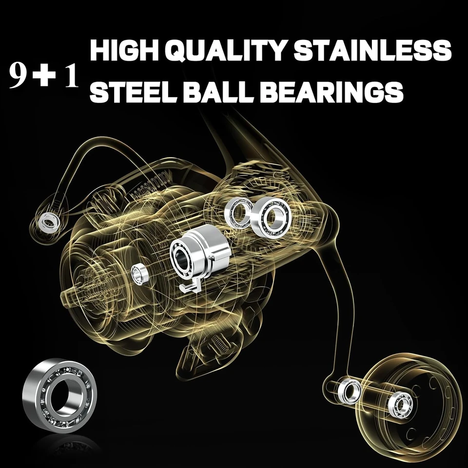 Spinning Reel, 9+1 BB Incredib - Spinning Reel のレビューと価格