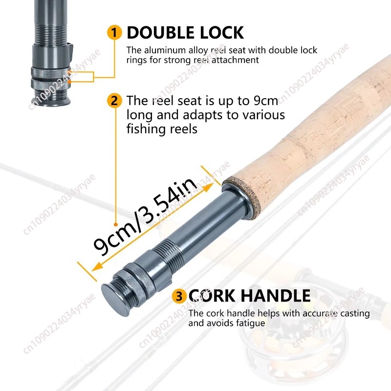 8 Fan Premium Fly Fishing Comb - Fly Reel のレビューと価格