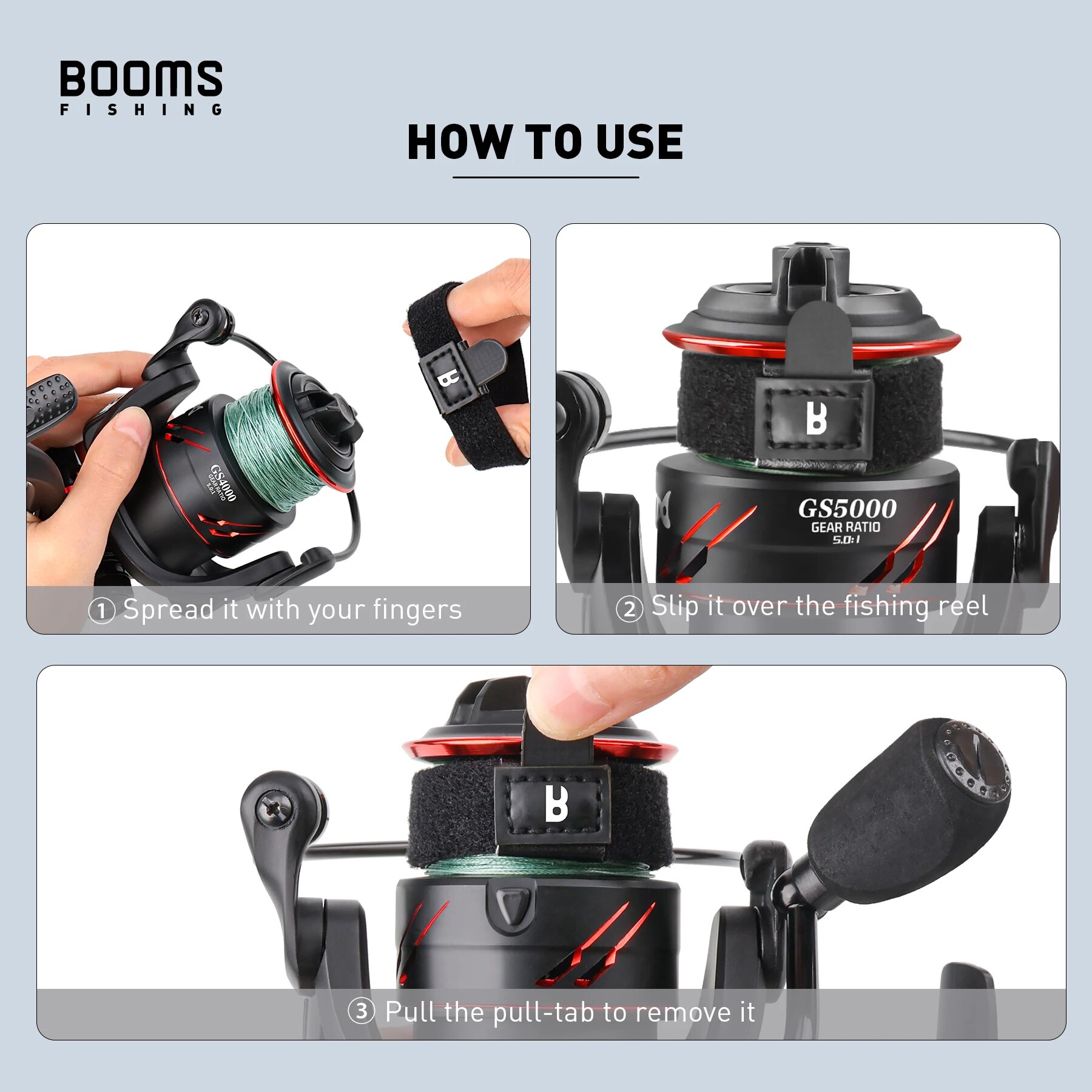 Booms Fishing SB1 4Pcs Spinnin - Spinning Reel のレビューと価格